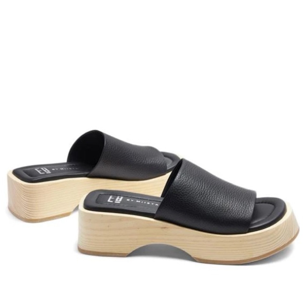 MIISTA Leather Yolanda Platform Sandals
